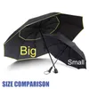 Guarda -chuvas 130cm à prova de vento duplo grande guarda -chuva de carro fêmea de luxo masculino Rain Women Gift Outdoor Parasol 220929