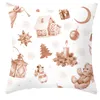 Pillow Pink Gold Christmas Peach Skin Cover Holiday Home Decoration Wholesale