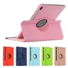 360 Custodia girevole Flip per Galaxy Tab A8 10.5 2021 S7 A7 Lite S6 Lite Tablet Smart Cover in pelle PU