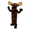 Halloween Moose Mascot Costume Cartoon Postacie Suits Dorośli rozmiar Bożego Narodzenia Karnawał Strój na zewnątrz Suits