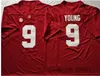 Alabama Crimson Tide College Football Jersey 9 Брайс Янг Наджи Харрис Джален Хёртс Уилл Андерсон младший Метчи III Джерри Джуди Джейлен Уоддл