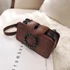 Torby wieczorowe Crossbody for Women Messenger skórzane torebki cekinowe czarne samice małe torebki torebki