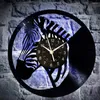 Zegary ścienne Zegar Zebra Prezenty dla miłośników zwierząt wystrój dziki Afracan Animals Art Savanna Ręcznie robion