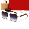 Designer solglasögon för män kvinnor retro glasögon utomhus solglasögon PC ram mode klassisk dam solglasögon speglar 7 färger med box Cart22046