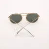 الأزياء مستديرة النظارات الشمسية النساء النظارات الشمسية رجال نظارات الشمس ديس Lunettes de Soleil UV حماية العدسات الزجاج مع LE1039519