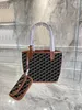 2022 SS Tote Bag Designer Houndshooth Borse a tracolla di grande capacit￠ Open Shopping Borse Casual Shopper Borse per due dimensioni GM Borse GM