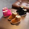 Stiefel Baby Mädchen Jungen Winter Säuglings Kleinkind Plüsch Martin Weichen Boden Rutschfeste Kinder Kinder Outdoor Baumwolle Schuhe T220928