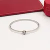 Love Bracelet mode luxe sieraden dames titanium staal vergulde bangle schroef heren enkele diamant luxe ontwerper juweel valentijnsdag cadeau armbanden