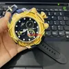 Reserve van 22 Venom topmerk luxe kwaliteit herenhorloges ongeslagen glow-in-the-dark invicto reloj de hombre dropshipping