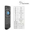 Controladores remotos Voz de mouse com backlit q7 air 2.4g Controle sem fio Luz de luz de fundo IR Aprendizagem para TV Box vs G21 Pro G30s