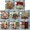 Pillow Christmas Linen Cover 45 Nordic Simple Home Pillowcase Sofa Ushions Cases Decor