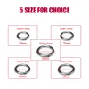 Beauty Items Rvs 5 Size Vertraging Blijvende sexy Speelgoed voor Man Penis Ring Balzakstretcher Scrotum Terughoudendheid Testiculaire Metalen cock