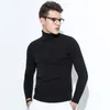 Mens Sweaters Hiver cachemire épais chaud pull hommes col roulé marque hommes pull Slim Fit pull hommes tricots mâle Double col chandails 220929