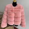 Womens Fur Faux Fashion Faux Pur Coat Super Autumn Winter Women Women Jacket Short Fluffy