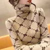 새로운 여성 Turtleneck 스웨터 고급 따뜻한 소프트 니트 풀오버 Femme Jumper Cashmere Tee