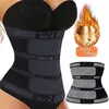 Intimo modellante da donna Gancio regolabile Shaperwear Vita Trainer Cintura da sauna Cintura dimagrante Cincher Body Shaper Cintura di controllo della pancia Dimagrante Sudore 220929