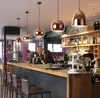 Lampade a sospensione L Tavolo da pranzo moderno leggero nordico Ristorante Semplice Caffetteria a testa singola Bar Lampadario a testa singola a vento industriale LED