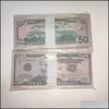 Other Festive Party Supplies Party Supplies 2022 Fake Money Banknote 5 10 20 50 100 Dollar Euros Realistic Toy Bar Props Copy Curr4715824BDH8