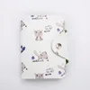 Card Holders Women's Case Wallet Leather Visiting Handbags Cartoon Animal Pattern Holder Female Business Package