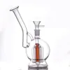 Hochwertige Glas-Ölbrenner-Bong-Shisha-Wasserpfeifen mit dickem Pyrex Clear Heady Recycler Dab Rig Handbongs zum Rauchen Ölbrenner-Rohr 1 Stück