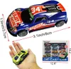 Tirez en arrière les voitures de course 10pcs Die Cast Race Vehicles 3 pouces Couleur de véhicules métalliques légers comme aléatoire