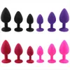 Toys de sexo massager massager vibrador Silicone Butt Plug Stopper unissex 3 Tamanho diferente Toys adults Men/Women Anal Trainer for Couples UOPT