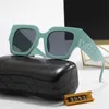 2892 여성용 선글라스 클래식 여름 패션 스타일 금속 및 판자 프레임 안경 품질 UV 보호 렌즈 상자 포함