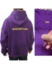 Sweats à capuche pour femmes Sweatshirts Purple Jimin Sweat à capuche unisexe Herbst Winter Lange Sweatshirts Tops Seven With You Sweat-shirt surdimensionné 220928