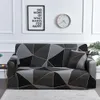 Chair Covers Geometric Sofa Cover for Living Room Stretch Printed Couch Cover Pets Elastic Dustproof Corner L shape Chaise longue Slipcovers 220929