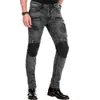 Herr jeans raka jeans män hög midja jean vår sommar pojkvän jeans streetwear mager cacual designer long denim byxor byxor 220929