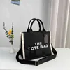 Marc Tote Bag Canvas Designer Handbags سعة كبيرة الكتف الكتف رسائل Messenger Print 220830