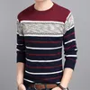 Męskie swetry marka odzieży męska sweter jesienny okrągłe kołnierzy pullover men dzianinowa koszula Slimfit Fashion Polo Sweater Streetwear MZM050 220929