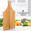 Table Mats 2 Type Natural Kitchen Chopping Blocks Bread Pallet With Handle Baking Cutting Board Wooden Handmade Accessories