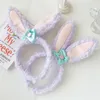 LED LED Fluffy Beadbands Decoration for Women Girls Plush Rabbit Ear Beadbands Gifts Easter Christmas Costume Comband Comple Supplies Supplies Supplies