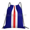 Plecak Glasgow Rangers kolory torby sznurkowe worka gimnastyczna Wodoodporna piłka nożna Scotland Gers