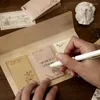 Fogli Vintage Natural Plants Memo Pad Stickers Decal Sticky Notes Scrapbooking Fai da te Kawaii Notepad Diary Planner