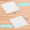 Bath Mats 12 Pcs Rug Grippers Hook And Loop For Carpet Non-Slip Reusable Pads