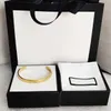 Designer Bangles Letter Bracelet Fashion Product Woman Brass Gold Hand Brand Bracelets Jewelry Supply