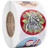 Decorazioni natalizie 200 rotoli 500 pezzi Buon adesivi Albero Alce Sacchetto di caramelle Adesivo sigillante Confezione regalo Etichetta Decor