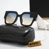 2892 여성용 선글라스 클래식 여름 패션 스타일 금속 및 판자 프레임 안경 품질 UV 보호 렌즈 상자 포함