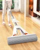 Mops Collodion Mop Foldable Water Free Hand Washing Squeeze Cotton Head Replace Home Tiles Wood Household Cleaning Wringer Mopping 220928