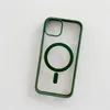 Для чехлов для iPhone беспроводная зарядка магнитная телефонная чехла 14 13 Pro Max Skinly Friendsy Transparent Acryle Mag Safe Cover