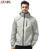 Vestes pour hommes Veste de printemps Hommes Femmes Veste imperméable Coupe-vent Manteau Manteaux de sports de plein air pour hommes Veste de pluie à capuche multi-poches vêtements d'extérieur G220923