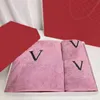 Designers de luxe serviettes de bain doux marque lettre serviettes serviette carrée trois pièces ensemble pur salle de bain serviette voyage serviettes de sport