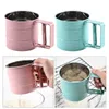 Baking Tools Handheld Flour Sifter With Handle Household Stainless Steel Shaker Strainer For Tool Kitchen Accessories
