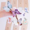 5pcs kawaii butterfly bookmarks милые для книг 3d мультфильм закладки офис школы учителя канцелярских товаров подарки