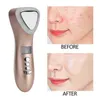 Instrument de beauté électrique Ultrasound Ion Face Lift Facial Clean Anti Aging Rides Removal Cold and Hot Compress Device 220516