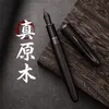 Fountain Pens LT Hongdian 660 목재 천연 수제 목성 고급 마호가니 EF/F 선물을위한 잉크 220928