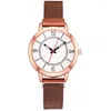 Wristwatches Luxury 2022 Magnet Buckle Quartz Watches Women High Quality Custom Made Watch Desgin Clock Drop