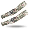 Knee Pads Quick Dry UV Sun Protection Camouflage Arm Sleeves Basketball Fitness Armguards Plus Size Sport Cycling Fishing Warmer Cover